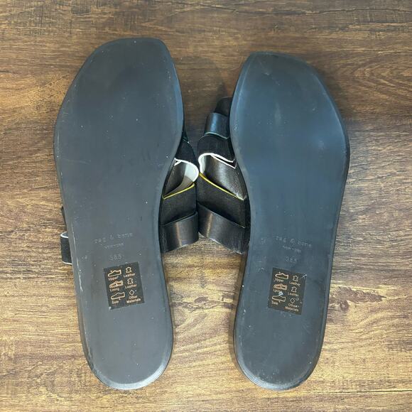 Rag & Bone Braided Leather Sandals - size 38.5 (US 8) - Picture 7 of 9